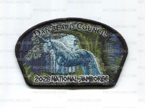 Patch Scan of Dan Beard Council 2026 Jamboree(CSP/Unicorn)