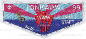 Patch Scan of TONKAWA LODGE CAMP STAFF FLAP
