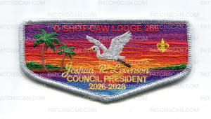 Patch Scan of O-Shot-Caw 265 Josh Levenson flap