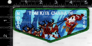 Patch Scan of Samoset Council Tom Kita Chara 96 NOAC Independence Day 2019