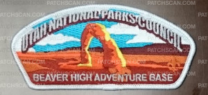 Patch Scan of Utah National Parks Council - Summer Camp CSP
