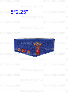 Patch Scan of Louisiana Purchase Council OA Flap 2026(Blue)