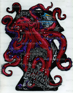 Patch Scan of 2026 National Jamboree Octopus (PO 103361)