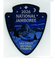 2026 National Jamboree Back Patch (PO 103168) San Diego-Imperial Council #49