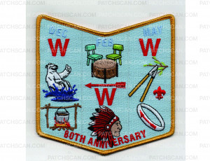Patch Scan of 80th Anniversary Pocket Patch (PO 102703)