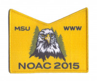 K124544 - Calcasieu Area Council - Quelqueshoe Lodge 166 NOAC Pocket (Yellow) Calcasieu Area Council #209