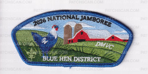 Patch Scan of Del-Mar-Va 2026 National Jamboree Set
