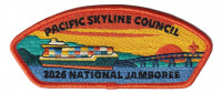 Pacific Skyline Council 2026 NJ container ship JSP orange border Pacific Skyline Council #31