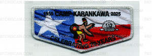 Patch Scan of Camp Karankawa 70th Anniversary Flap (PO 102775)
