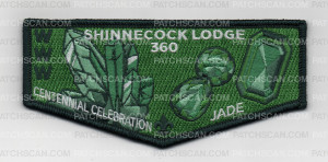 Patch Scan of SHINNECOCK CENTENNIAL CELEBRATION FLAP