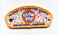 Pathway to Adventure Council 2026 NJ Blow Pop JSP gold border Pathway to Adventure Council #