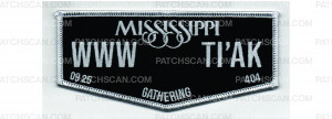 Patch Scan of Mississippi Gathering Flap 2025 (PO 103114)