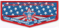 MCC 250TH AMERICA PATCH Michigan Crossroads Council #780