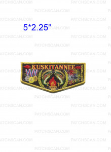 Patch Scan of Kuskitannee Lodge Conclave 2025 (Gold)