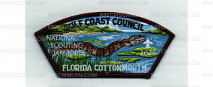 Patch Scan of 2026 National Jamboree CSP Florida Cottonmouth (PO 103386)