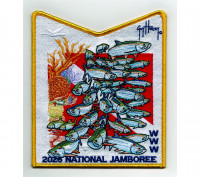 2026 National Jamboree Pocket Patch Yellow (PO 103947) Mobile Area Council #4