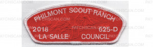 Patch Scan of Philmont CSP White Border (PO 87749)