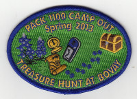 X166774A PACK 1100 CAMP OUT TREASURE HUNT  ClassB	