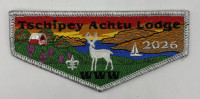Tschupey Achtu Lodge 2025 Flap Heart of Virginia Council/Seneca Waterways Council