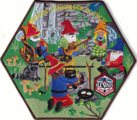 477531 Jamboree Center patch  Middle Tennessee Council #560