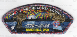 Patch Scan of Louisiana Purchase Council America 250