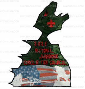 Patch Scan of Circle Ten Council Jamboree 2026 (Center)