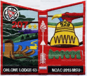 Patch Scan of Ohlone Lodge - NOAC 2015 Pocket Patch