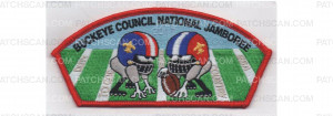Patch Scan of 2017 National Jamboree CSP Red Border (PO 86819)