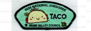Patch Scan of 2026 National Jamboree CSP Taco (PO 103794)