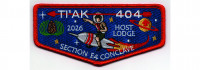 Section E4 Conclave Host Flap (PO 103642) Pine Burr Area Council #304