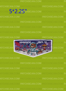 Patch Scan of Ashwanchi Kinta 193 Conclave 2026 Flap (White)