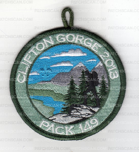 Patch Scan of X166194A PACK 149 CLIFTON GORGE 2013