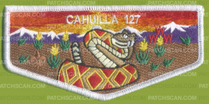 Patch Scan of Cahuilla 127 flap
