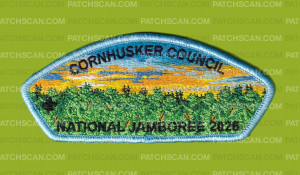 Patch Scan of Cornhusker Council Jamboree 2026 CSP (Corn) Blue