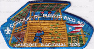 Patch Scan of 486233- Rapelling- National Jamboree 