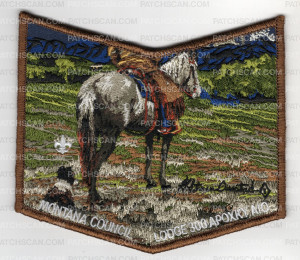 Patch Scan of Montana Artist Series 2026 Apoxky Aio 300 pocket patch
