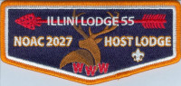 485567 Illini Lodge 55 Pocket Flap Prairielands Council #117