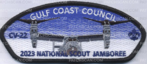 Patch Scan of 449934- CV-22 2023 National Scout Jamboree 