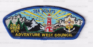 Patch Scan of ADVENTURE WEST COUNCIL SEA SCOUTS CSP