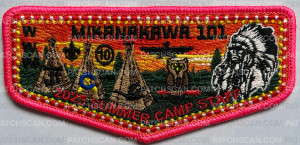 Patch Scan of Mikanakawa 101 Summer Camp Staff 2025
