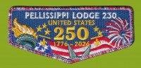 Pellissippi Lodge 230 250 flap Great Smoky Mountain Council #557